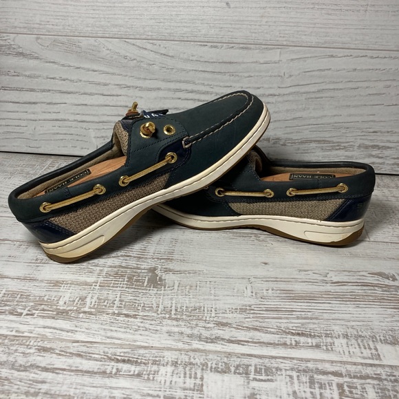 Sperry top sider two eye boat shoes Women’s Size 5 M Blue 955-0906 B-14. - Picture 5 of 8